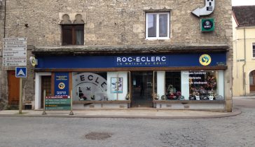 Façade de l'agence de pompes funèbres ROC ECLERC à Chagny