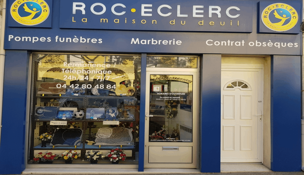 Agence de pompes funèbres ROC ECLERC à Les Martigues