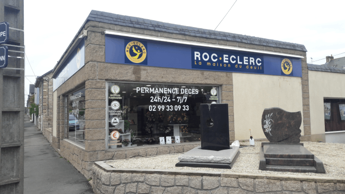 Agence de pompes funèbres ROC ECLERC à Rennes - Gros Malhon