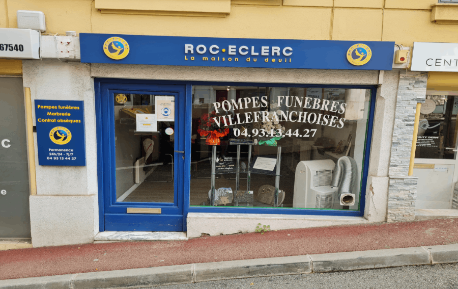 Agence de pompes funèbres ROC ECLERC à Villefranche-sur-Mer