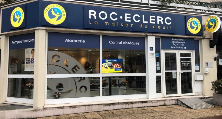 Agence de pompes funèbres ROC ECLERC à Courbevoie - Victor Hugo