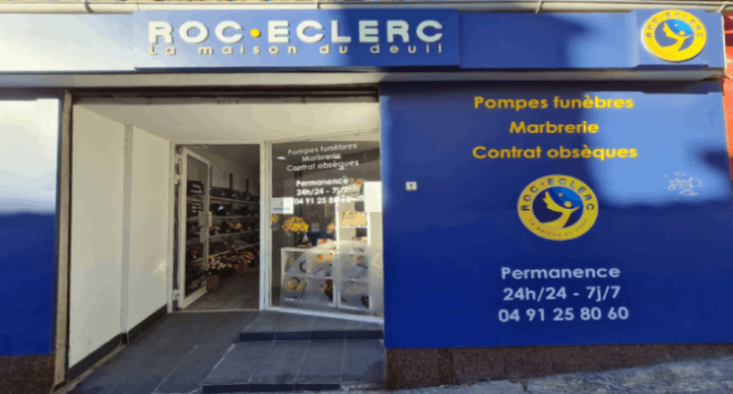 Agence de pompes funèbres ROC ECLERC à Marseille - Louvain