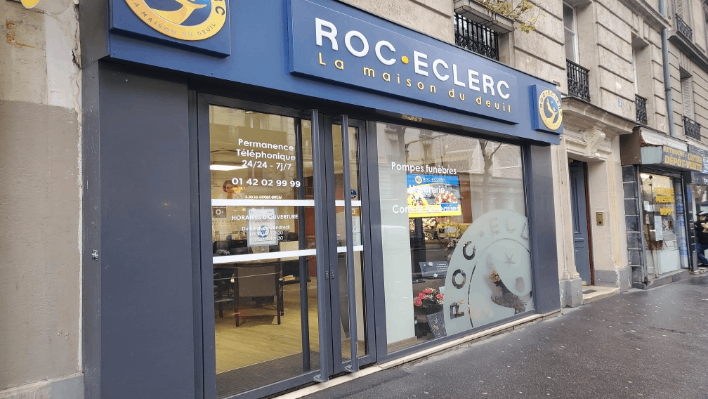 Agence de pompes funèbres ROC ECLERC à Paris 19