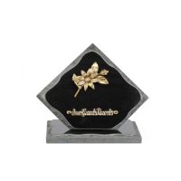 plaque-losange-bronze-fleur